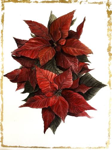 Print of Fine Art Botanic Paintings by Anastasiia Kovalova