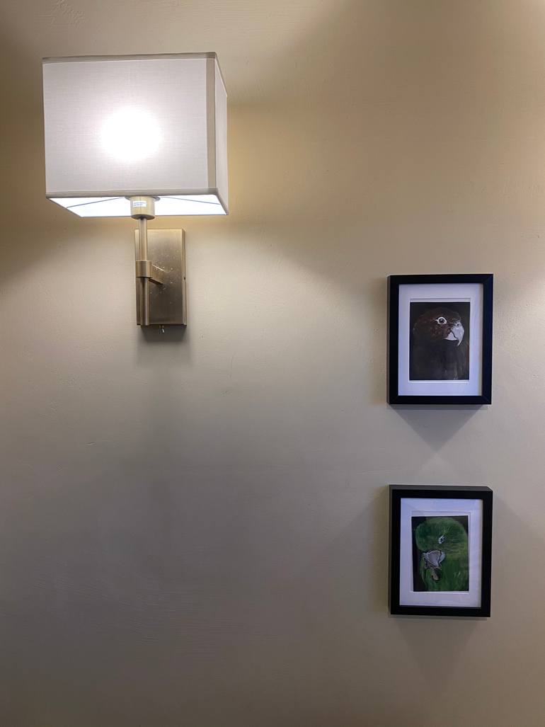 Original Art Deco Animal Painting by Anastasiia Kovalova