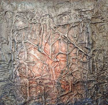 Original Abstract Expressionism Abstract Painting by Andrew Paine