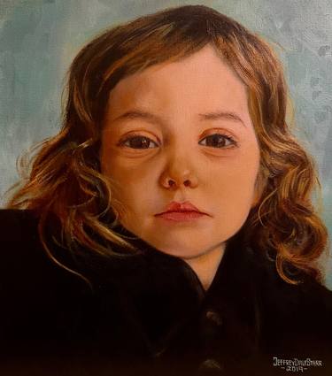 Original Portraiture Children Paintings by Jeffrey Dale Starr