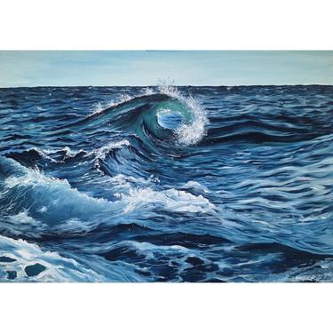 Original Realism Seascape Paintings by Lidija Šimić Ševerdija