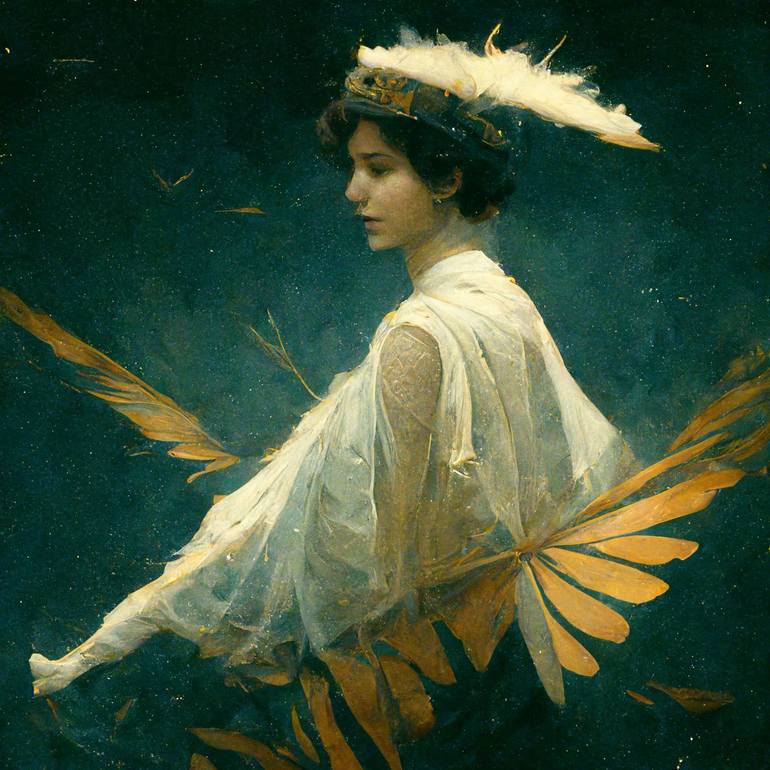 Queen Elizabeth Rises Digital by Gregory Watkinson | Saatchi Art