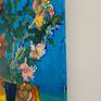 Side of Canvas on Wall.