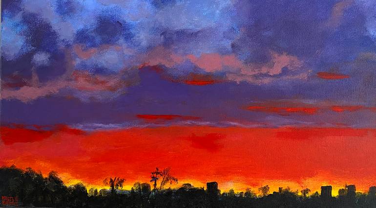 Original Contemporary Beach Painting by Mutlu Ertac