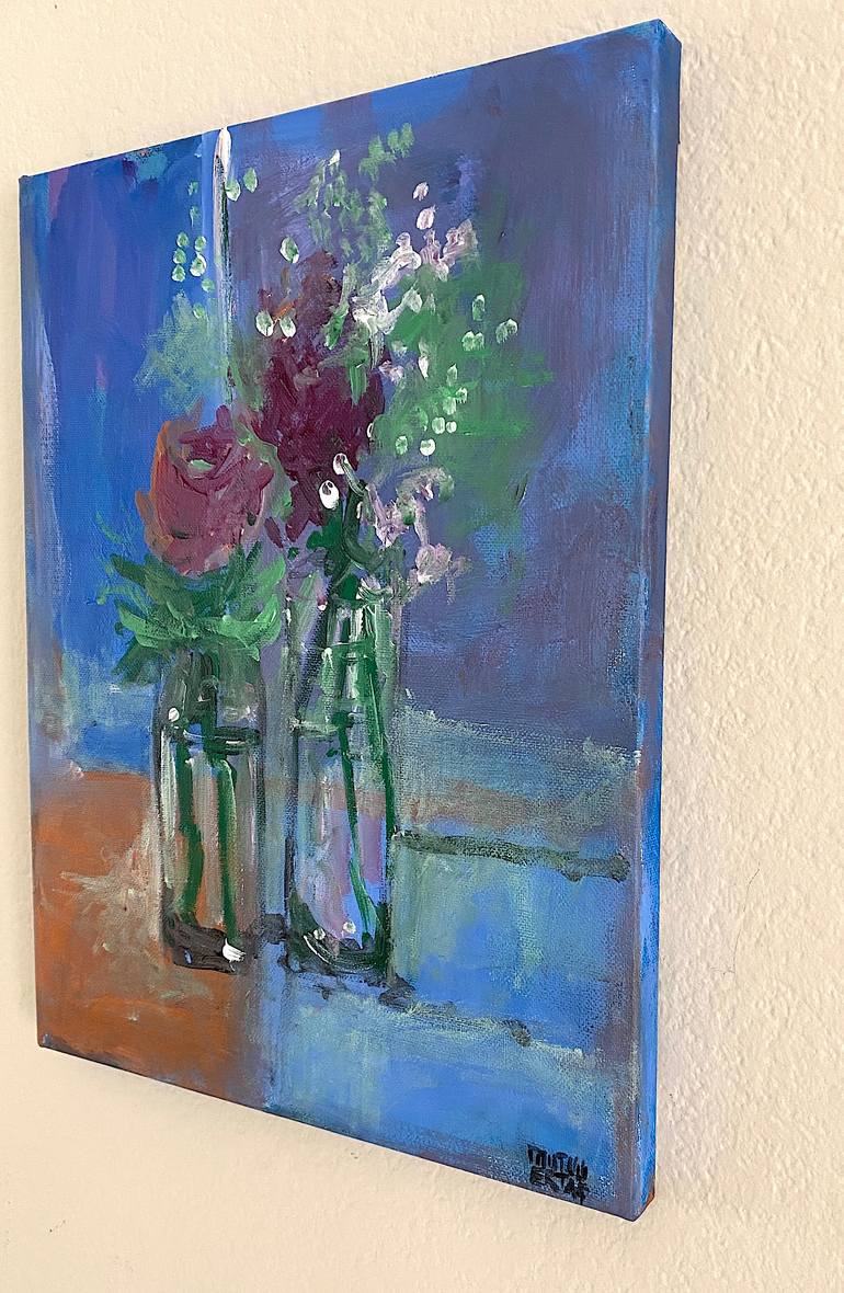 Original Contemporary Floral Painting by Mutlu Ertac