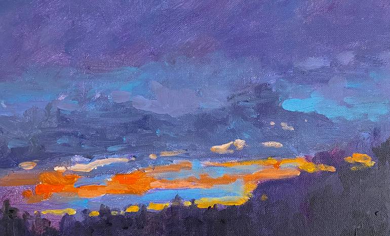 Original Expressionism Landscape Painting by Mutlu Ertac