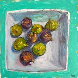 Figs in a  Blue Bowl by Mutlu Ertac