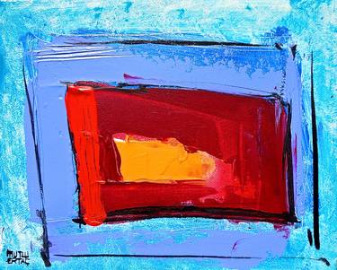Original Abstract Expressionism Abstract Paintings by Mutlu Ertac