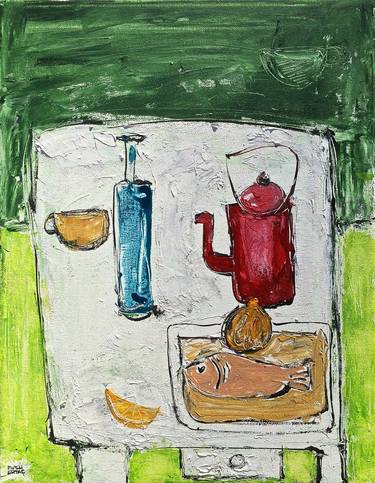 Original Still Life Paintings by Mutlu Ertac