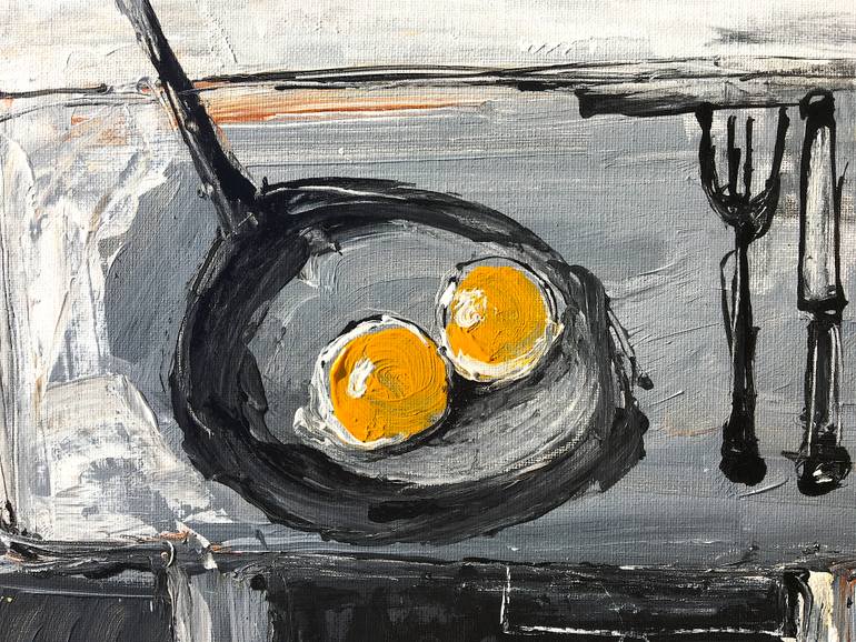 Original Expressionism Still Life Painting by Mutlu Ertac