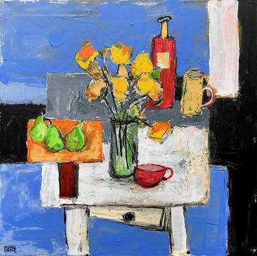 Original Still Life Paintings by Mutlu Ertac