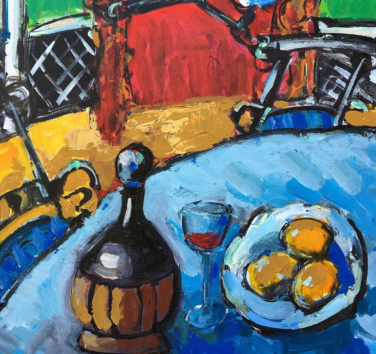 Original Impressionism Still Life Painting by Mutlu Ertac