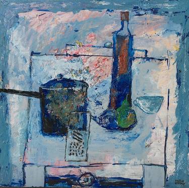 Original Expressionism Food & Drink Paintings by Mutlu Ertac