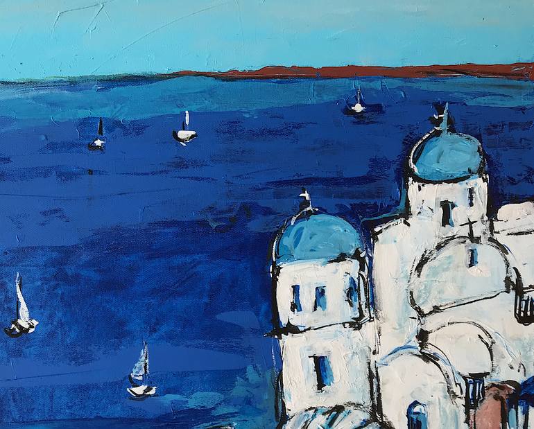 Original Seascape Painting by Mutlu Ertac