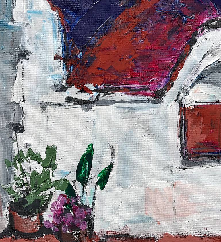 Original Expressionism Outer Space Painting by Mutlu Ertac