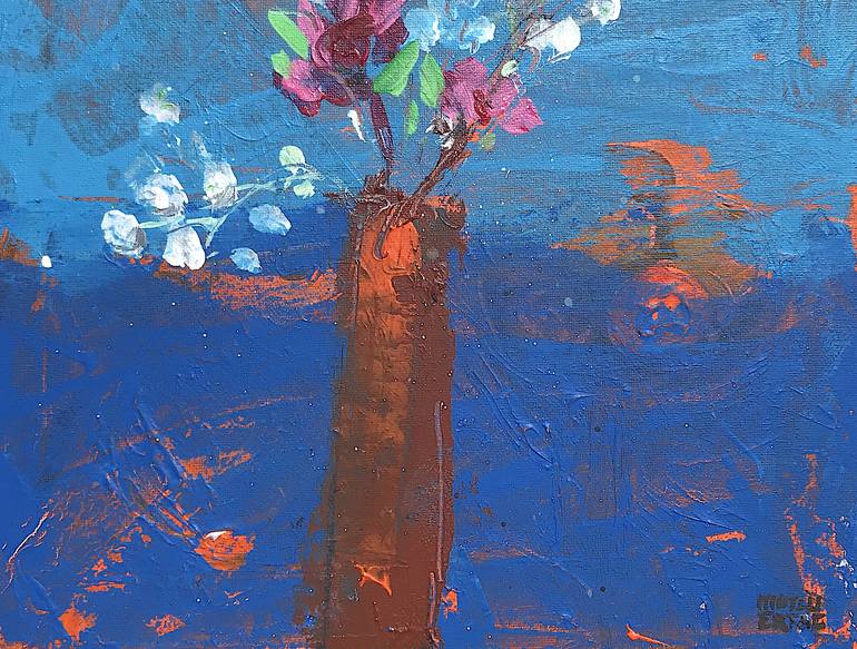 Original Impressionism Still Life Painting by Mutlu Ertac