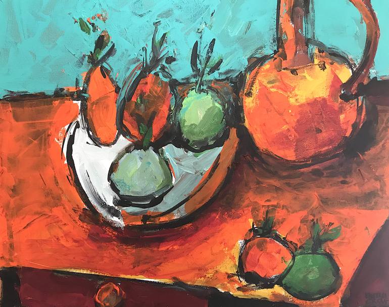 Original Still Life Painting by Mutlu Ertac