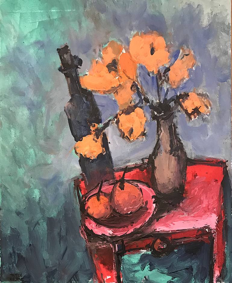 Original Still Life Painting by Mutlu Ertac