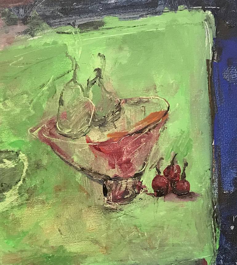 Original Modern Still Life Painting by Mutlu Ertac