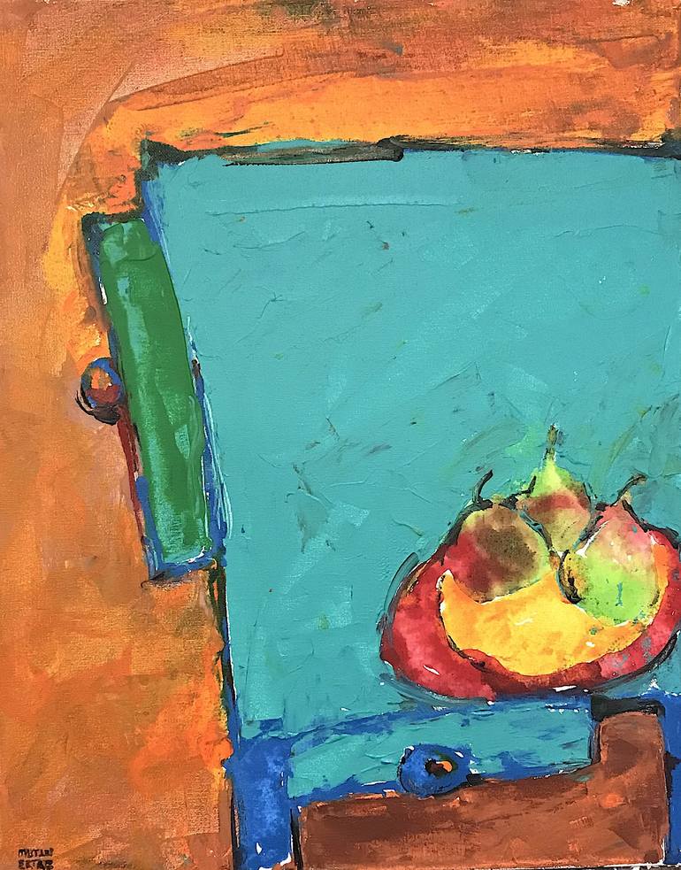 Original Food Painting by Mutlu Ertac