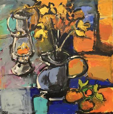 Original Still Life Paintings by Mutlu Ertac