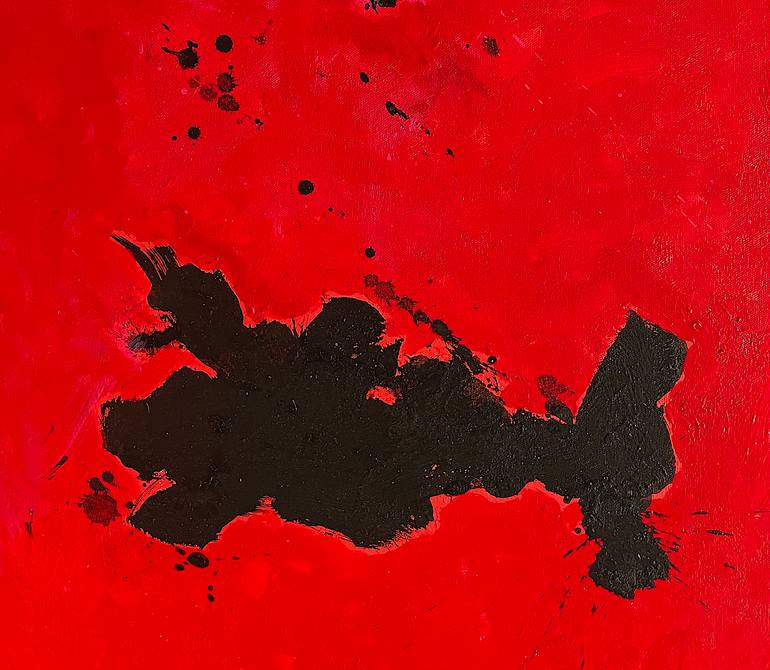Original Abstract Expressionism Abstract Painting by Mutlu Ertac