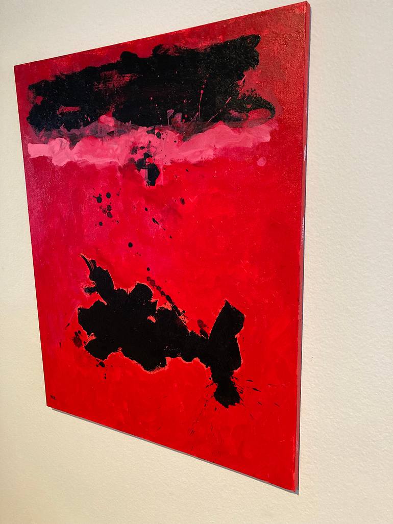 Original Abstract Expressionism Abstract Painting by Mutlu Ertac