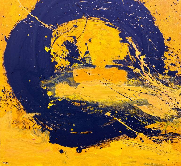 Original Expressionism Abstract Painting by Mutlu Ertac