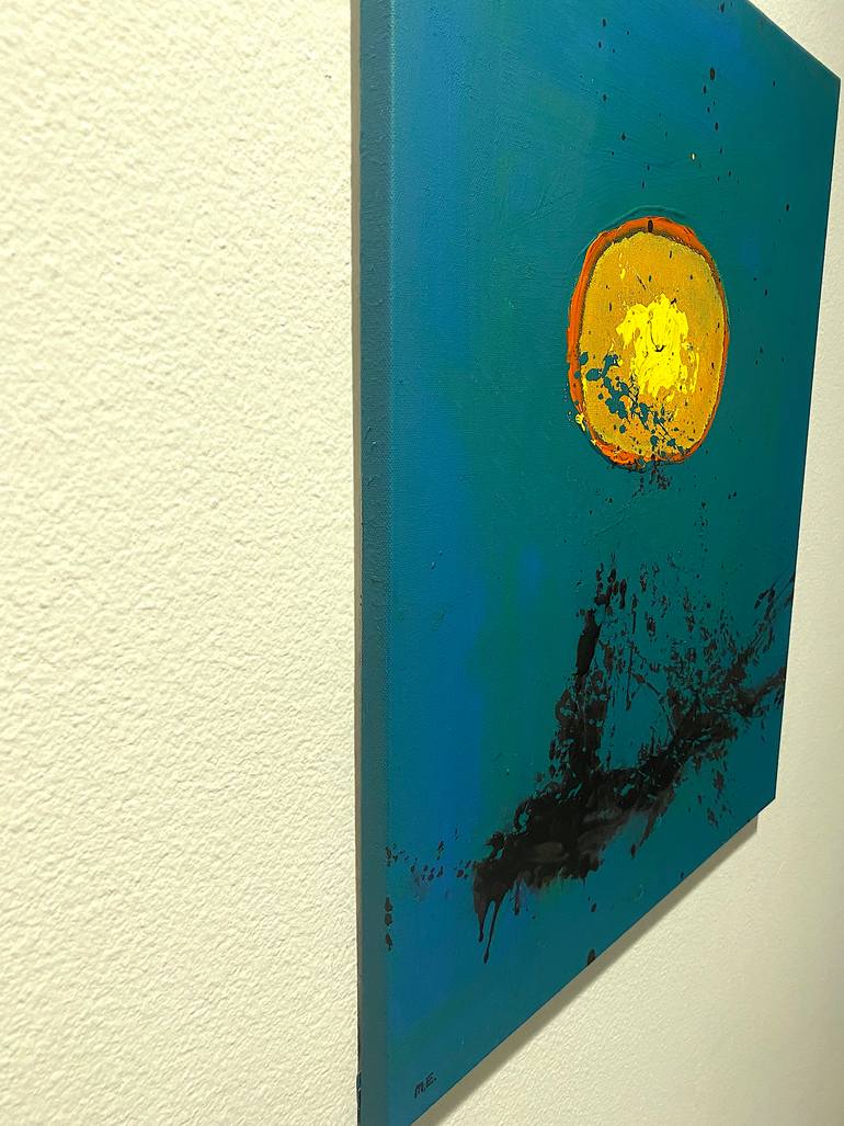 Original Conceptual Abstract Painting by Mutlu Ertac