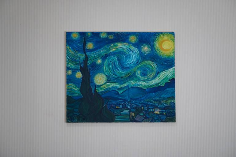Original Abstract Landscape Painting by Isabelle Ku