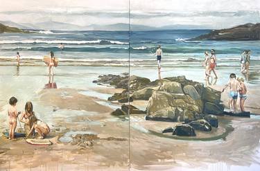 Original Beach Paintings by Ana P Serres