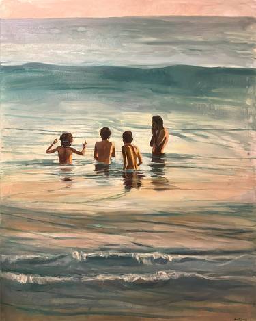 Print of Beach Paintings by Ana P Serres