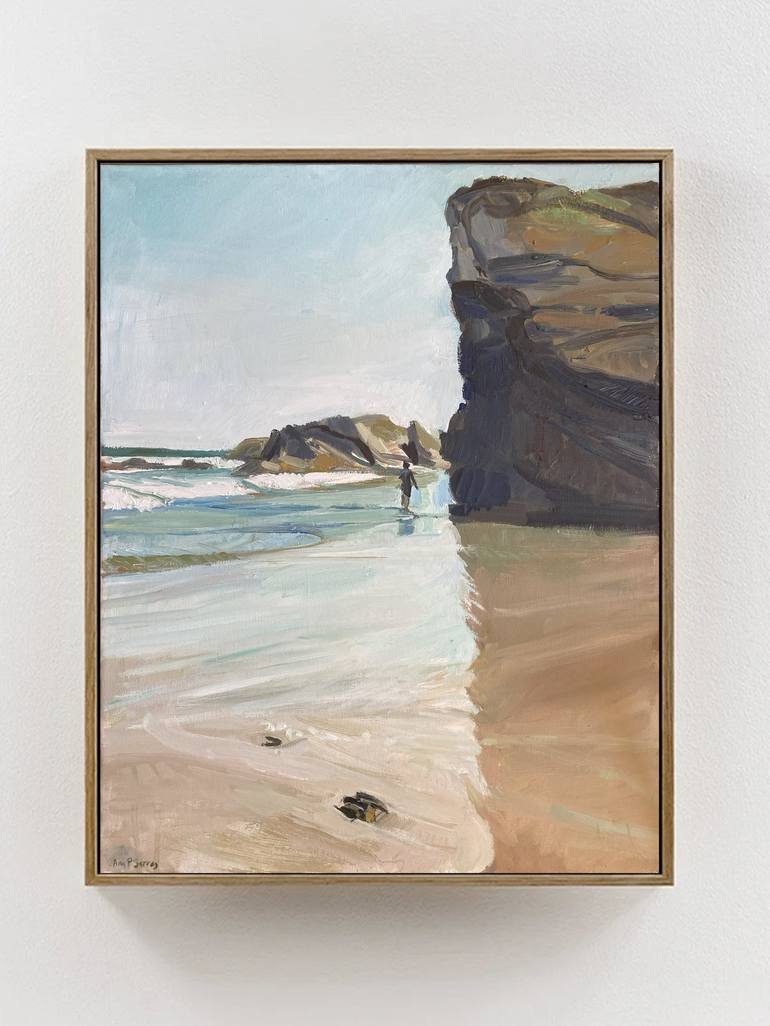 Print of Impressionism Beach Paintings by Ana P Serres