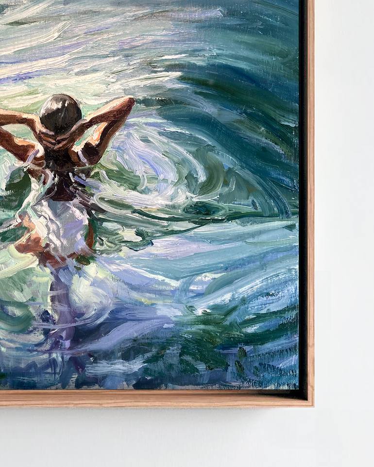 Original Contemporary Beach Painting by Ana P Serres