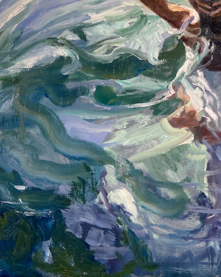 Original Contemporary Beach Painting by Ana P Serres