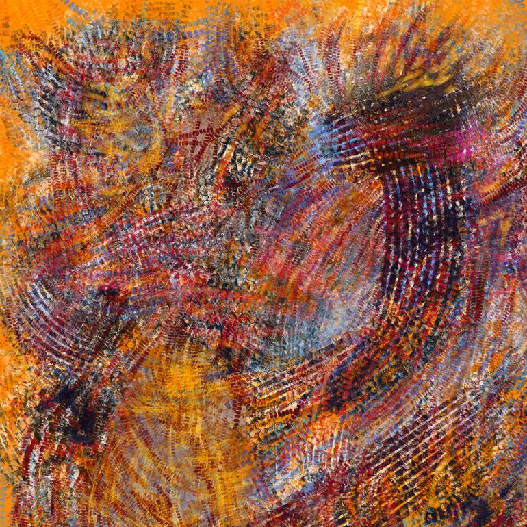 Original Abstract Expressionism Abstract Digital by Jorge Ihlenfeld