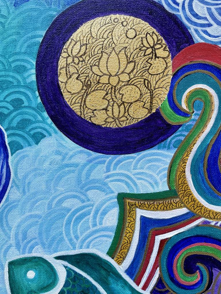 Original Contemporary Animal Painting by Divvya H Atrii