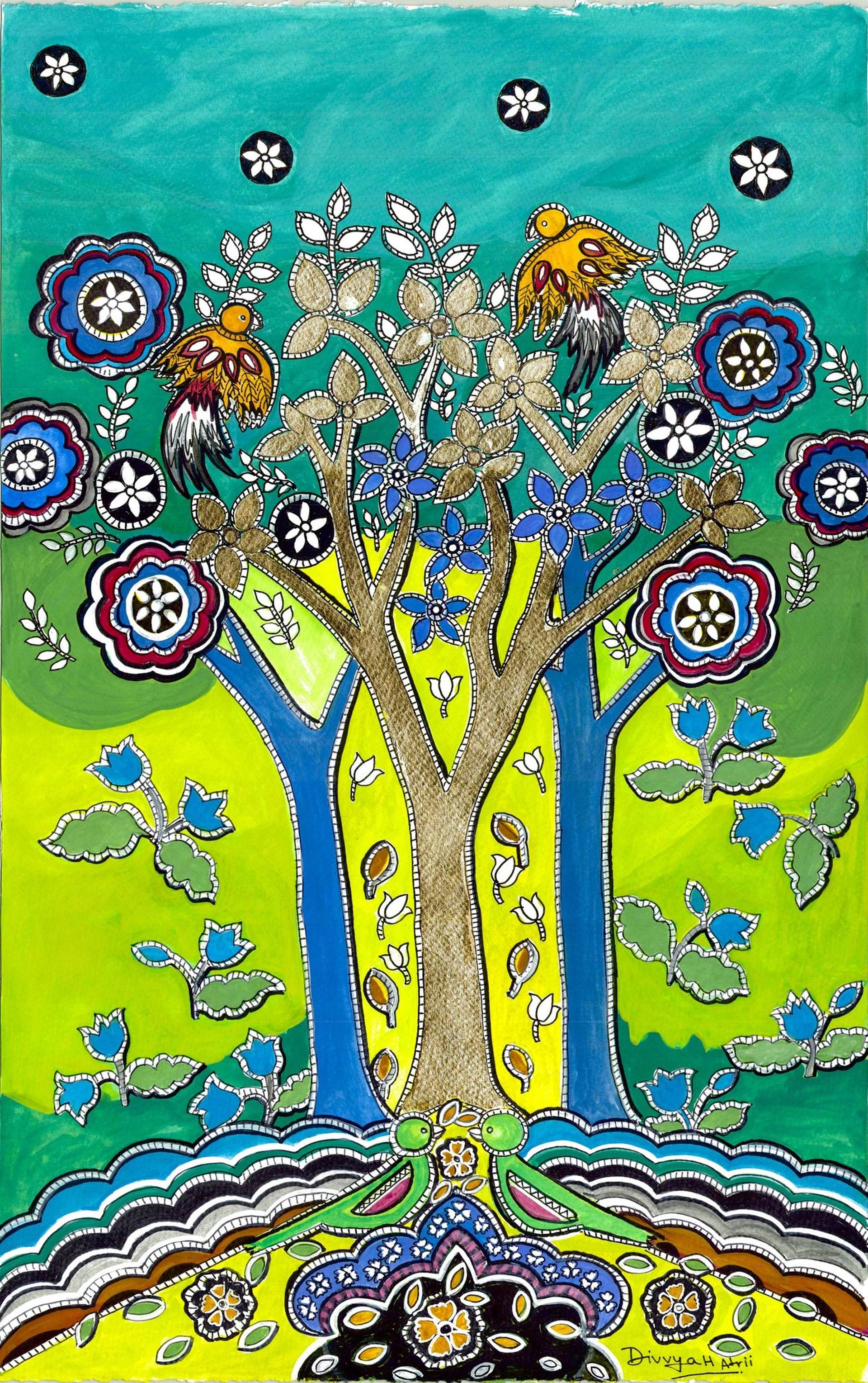 tree of life -1 Painting