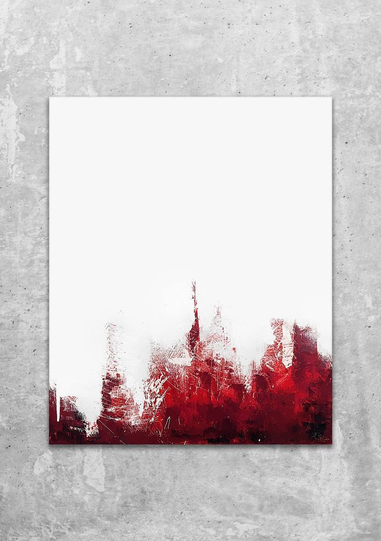 Original Minimalism Abstract Painting by Zuzana Bürger