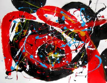 Original Abstract Expressionism Abstract Paintings by Hugo Ruggiero