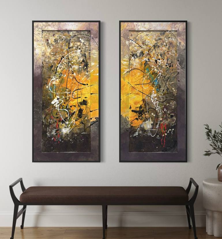 Original Abstract Expressionism Abstract Painting by Joanna Purvis