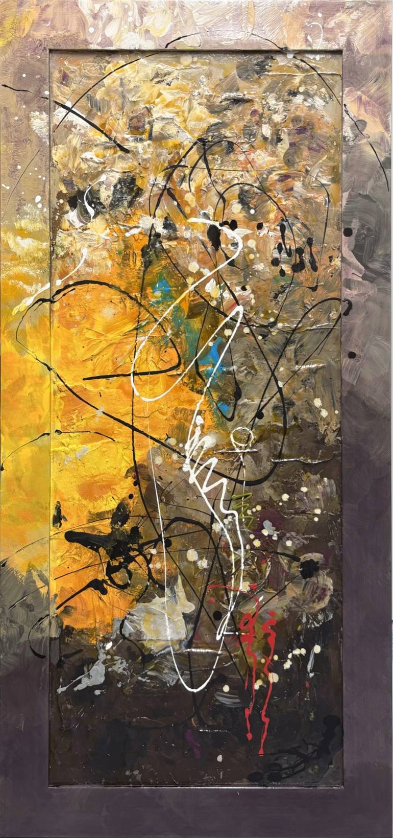 Original Abstract Expressionism Abstract Painting by Joanna Purvis
