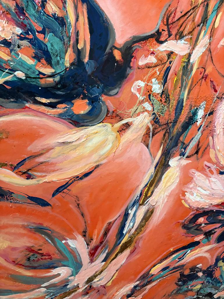 Original Art Deco Abstract Painting by Joanna Purvis