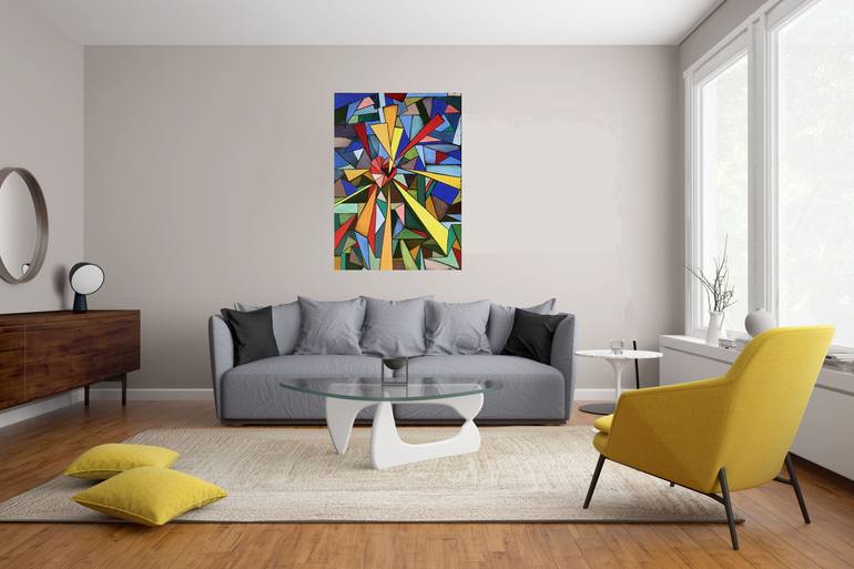 Original Abstract Painting by Cindy Le Boucher