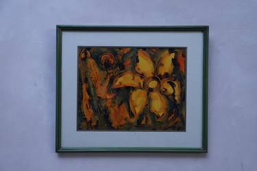 Original Abstract Expressionism Floral Paintings by Saurabh Dhawan