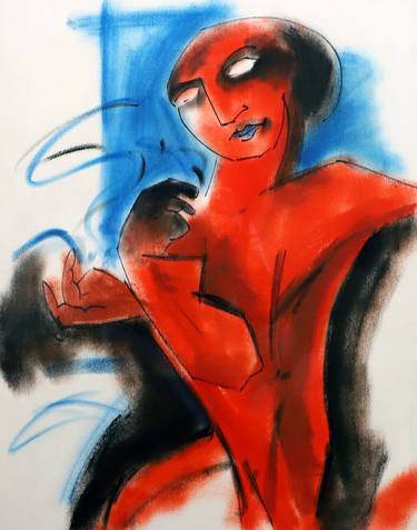 Original Abstract Expressionism Abstract Paintings by Saurabh Dhawan