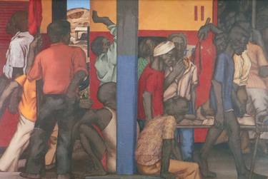 Original Abstract Expressionism Abstract Paintings by Saurabh Dhawan