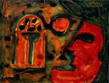 Original Abstract Expressionism Abstract Paintings by Saurabh Dhawan