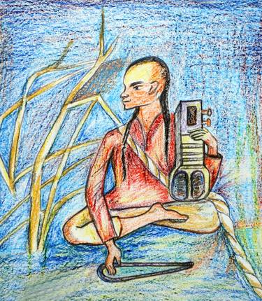 Original Abstract Expressionism Abstract Paintings by Saurabh Dhawan