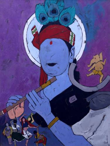 Original Abstract Expressionism Abstract Paintings by Saurabh Dhawan
